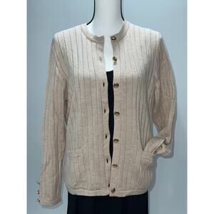 Paola Todesco Italy Pure Virgin Woolmark Sweater w/ Pockets Size S/M